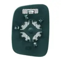 DIEDERICHS 2272226 Spiegelglas Au&szlig;enspiegel f&uuml;r VW Transporter Multivan T5 Caddy 3 rechts