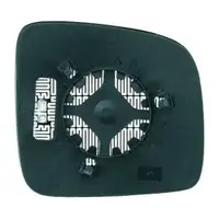 DIEDERICHS 2272227 Spiegelglas Au&szlig;enspiegel f&uuml;r VW Transporter Multivan T5 Caddy 3 links