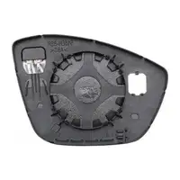 DIEDERICHS Spiegelglas Au&szlig;enspiegel konvex f&uuml;r CITROEN C3 3 PEUGEOT 208 2 2008 2 links