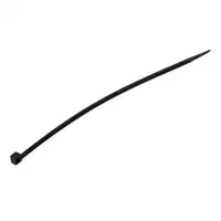 100x DRESSELHAUS Kabelbinder Befestigungsverbinder SCHWARZ 4,8x200mm