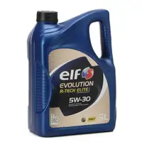 6L elf Evolution R-TECH ELITE 5W-30 + ORIGINAL oil filter for RENAULT DACIA 0.9&ndash;1.3 TCe
