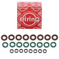8x ELRING 933.140 Injection Valve Seal Kit for AUDI RS4 B8, RS5 8F, S6, RS6 C7, S7, RS7 4G