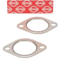 2x ELRING Dichtung Abgasrohr f&uuml;r BMW 3er E46 5er E39 E60 E61 20/25i X3 E83 M54 18107502346