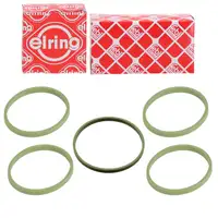 ELRING / febi Dichtungssatz Ansaugkr&uuml;mmer f&uuml;r VW Golf 4-7 Polo 3-6 Tiguan Touran A1 A2 A3