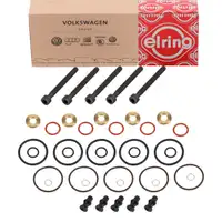 5x ELRING Dichtungssatz + Schraube Pumpe-D&uuml;se-Einheit f&uuml;r VW Touareg 7L Phaeton T5 2.5 TDI