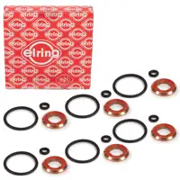 6x ELRING Dichtungssatz Einspritzd&uuml;se f&uuml;r AUDI A4 B8 B9 A6 C7 C8 Q5 8RB A5 Touareg 3.0 TDI