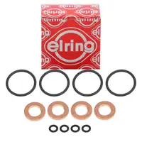 4x ELRING 883.690 Dichtungssatz Einspritzd&uuml;se f&uuml;r VW Golf 6 Passat Tiguan Touran 2.0 TDI