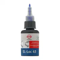6x 50ml ELRING 954.000 EL-Loc 43 Schraubensicherung mittelfest BLAU -55&deg;C bis +180&deg;C