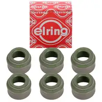 6x ELRING 814.882 Exhaust Valve Stem Seal for Mercedes W124, S124, W463, W140, OM603