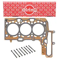 ELRING Zylinderkopfdichtung + Schraubensatz f&uuml;r BMW F20-23 F45/46 F30-36 X1 F48 B38