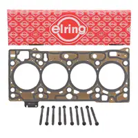 ELRING Zylinderkopfdichtung 1,55MM + Schraubensatz f&uuml;r VW Golf 7 Passat B8 Polo 6 1.6 TDI