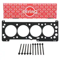 ELRING Zylinderkopfdichtung + Schrauben f&uuml;r OPEL Astra G Vectra B C Zafira A B 1.6 Z16XE
