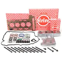 ELRING Zylinderkopfdichtungssatz + Schrauben für CITROEN MINI N12 N16 PEUGEOT 1.4/1.6