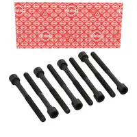 8x ELRING 907.440 cylinder head bolt M10x1.5x123 for Nissan Micra 4 Note 2 1.2 DIG-S