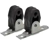 2x ERNST Halter Auspuff Schalld&auml;mpfer f&uuml;r VW Polo 4 5 A1 8X Ibiza 3 4 Fabia 1 2 6X0253144G