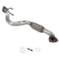 ERNST Abgasrohr Auspuffrohr + Anbausatz f&uuml;r VW Golf 5 6 Leon 1P Octavia 2 1.4 16v vorne