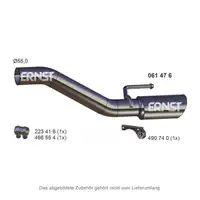 ERNST 061476 Exhaust Pipe Tailpipe for OPEL Astra J / GTC 1.4 Turbo / LPG (models up to December 2015) (rear)