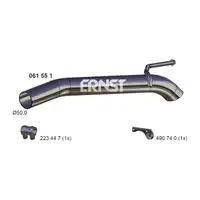 ERNST 061551 Abgasrohr Auspuffrohr Endrohr f&uuml;r OPEL Astra J 1.6 1.3 CDTI bis 12.14 hinten
