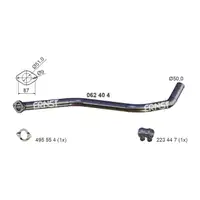 ERNST 062404 Exhaust Pipe for OPEL Astra J 1.7 CDTI 110/125/131 hp (mid-range) 13329575