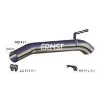 ERNST 062411 Abgasrohr Auspuffrohr Endrohr f&uuml;r OPEL Astra J 1.7 CDTI hinten 13329578