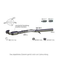 ERNST 034401 Abgasrohr Auspuffrohr f&uuml;r OPEL Meriva B 1.4 A14XER B14XER vorne 95507077