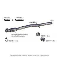 ERNST 034425 Abgasrohr Auspuffrohr f&uuml;r OPEL Meriva B 1.4 120 PS A14NEL B14NEL vorne