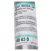 ERNST 140430 Abgasrohr f&uuml;r VW Golf 5 6 Leon 1P Octavia 2 1.4 16v vorne 1K0254304P