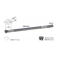 ERNST 156424 Abgasrohr f&uuml;r VW Golf 5 6 Eos Beetle Jetta 3 Touran 1T 1.4 TSI mitte