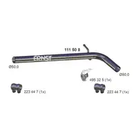 ERNST 111508 Abgasrohr f&uuml;r VW Polo 4 5 AUDI A1 8X SEAT Ibiza 3 4 SKODA Fabia 1 2 mitte