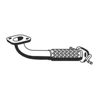 ERNST 344418 Abgasrohr Auspuffrohr f&uuml;r FORD Mondeo 3 Mk3 1.8/2.0 16V/SCi ab 11.2000 vorne
