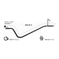 ERNST 385404 Abgasrohr Endrohr f&uuml;r MERCEDES Vito / Mixto W639 CDI OM646 hinten 6394903381