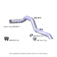 ERNST 392440 Abgasrohr Endrohr f&uuml;r MERCEDES Sprinter B906 mit DPF VW Crafter 2F hinten