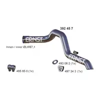 ERNST 392457 Exhaust Pipe Tailpipe for MERCEDES Sprinter B906 with DPF VW Crafter 2F (rear)