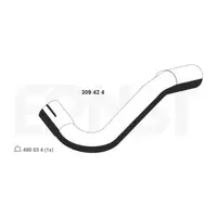 ERNST 309424 Exhaust Pipe, Tailpipe for FORD Kuga 1 MK1 2.5 2.0 TDCi, Rear Left