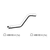 ERNST 311533 Abgasrohr Endrohr f&uuml;r FORD Mondeo 1 Turnier 2.0i / 16V 131/136 PS hinten