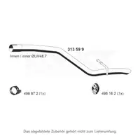 ERNST 313599 Abgasrohr Auspuffrohr Endrohr f&uuml;r FORD Focus 2 MK2 1.4 1.6 / Ti .8 2.0 hinten
