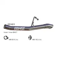 ERNST 315425 Abgasrohr Auspuffrohr f&uuml;r FORD Focus 3 Turnier 1.0 EcoBoost bis 08.18 hinten