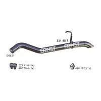 ERNST 331487 Endrohr f&uuml;r FORD Tourneo / Transit Connect 1.8 Di/TDCi ab 07.2004 hinten
