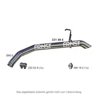 ERNST 331494 Rear exhaust tip for FORD Tourneo / Transit Connect 1.8 Di/TDCi (model year 2005 and later)