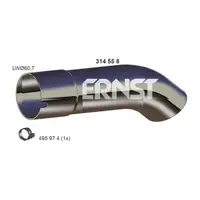 ERNST 332491 Abgasrohr Endrohr f&uuml;r FORD Transit / Custom V362 2.2/2.4 TDCi hinten