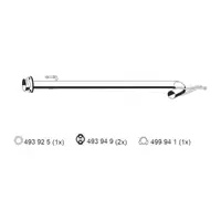 ERNST 515429 Abgasrohr f&uuml;r CITROEN Jumper 2 PEUGEOT Boxer FIAT Ducato 244 2.0/2.2D mitte