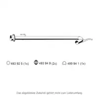 ERNST 515429 Exhaust pipe for CITROEN Jumper 2, PEUGEOT Boxer, FIAT Ducato 244 2.0/2.2D (center)