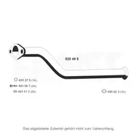 ERNST 520485 Exhaust Pipe for Renault Twingo 2 Wind 1.2 TCe/1.5 dCi Turbo (Front)