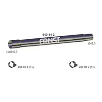 ERNST 640442 Abgasrohr Auspuffrohr f&uuml;r SEAT Toledo 1 (1L2) 1.6i 71/75 PS mitte 1L0253203C