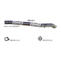 ERNST 650427 Abgasrohr Auspuffrohr Endrohr f&uuml;r VOLVO S40 II V50 1.6D 110 PS hinten