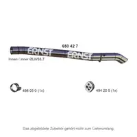 ERNST 650427 Abgasrohr Auspuffrohr Endrohr f&uuml;r VOLVO S40 II V50 1.6D 110 PS hinten