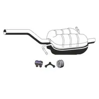 ERNST Endschalld&auml;mpfer Auspuff Endtopf + Anbausatz f&uuml;r VW Passat B6 1.6 FSI 115 PS BLF