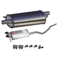 ERNST Endschalld&auml;mpfer + Mittelschalld&auml;mpfer + Anbausatz f&uuml;r VW Multivan T6 2.0 TDI