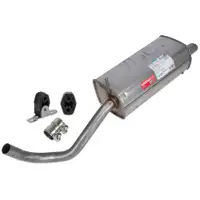 ERNST Rear Muffler + Accessories for VW Polo 5 90/105 hp AUDI A1 8X 1.2 TSI 86 hp