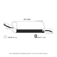 ERNST 011198 Endschalld&auml;mpfer Auspuff f&uuml;r OPEL Corsa C 1.3 CDTI 1.7 DI/DTI bis 10.2006